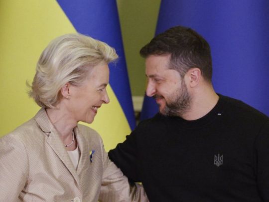 Урсула фон дер Ляєн та Зеленський