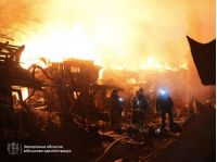 Запоріжжя зазнало ракетного удару, є жертви та поранені, фото ОВА