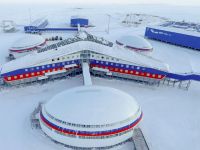 Російська військова база на острові Олександри. фото Міноборони рф