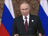 В Душанбе путін говорив про нову зброю та «Томагавки». Фото&nbsp;— скріншот