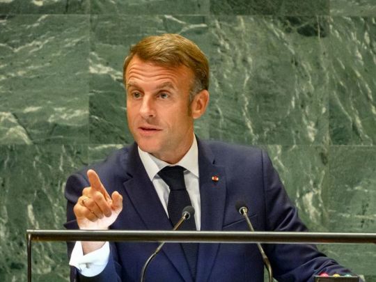 Президент Франції Емманюель Макрон