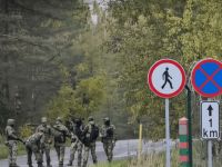 Російські солдати на кордоні з Естонією