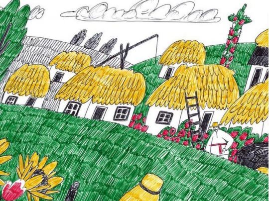 Детский рисунок об Украине