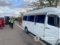 В ДТП на трассе Киев – Одесса пострадали восемь человек. Фото полиции