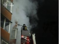 В Киеве есть возгорание в жилых домах, фото ГСЧС