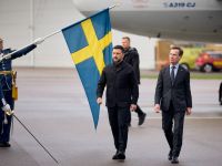 Владимир Зеленский совершил визит в Швецию. Фото ОП
