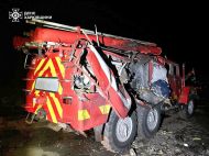 Окупанти вдарили по&nbsp;рятувальникам, які гасили пожежу під Куп'янськом: загинув командир відділення (фото)
