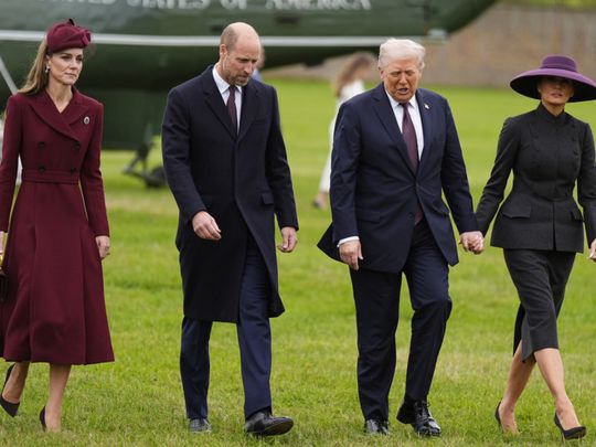Трамп, Мелания, принц Уильям и Кейт Миддлтон