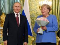 Путин и Меркель