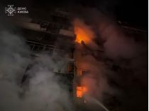 Росіяни аткували Київ Шахедами у ніч проти 26 жовтня. Фото ДСНС
