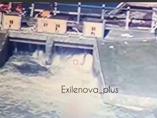 Мощный прорыв дамбы под Белгородом после атаки дронов