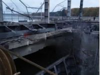 На Белгородском водохранилище были повреждены донный водовыпуск и оба затвора, отвечающие за регуляцию уровня воды, фото astrapress