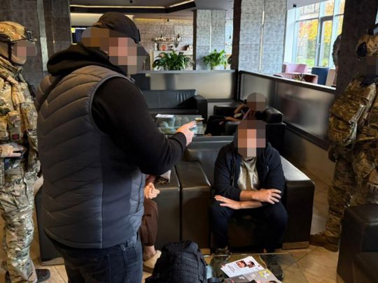 Затримання Володимира Кудрицького. Фото dbr.gov.ua
