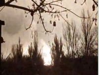 На території донецького аеропорту чули вибухи, фото скріншот відео