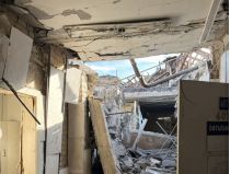 У медзакладі вибито двері та понад 150 вікон, фото Нацаакадемія меднаук