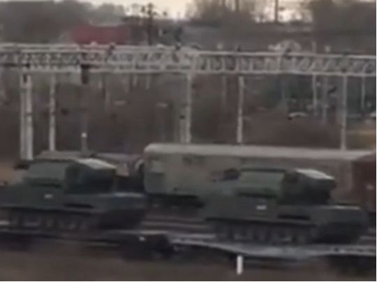 Российский военный эшелон, фото скриншот видео
