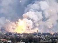 ЗСУ знищили полковий склад БК російських окупаційних сил у Луганській області, фото з відкритих джерел