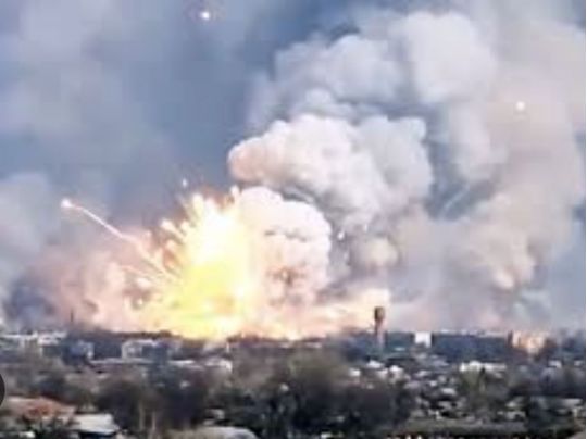 ЗСУ знищили полковий склад БК російських окупаційних сил у Луганській області, фото з відкритих джерел