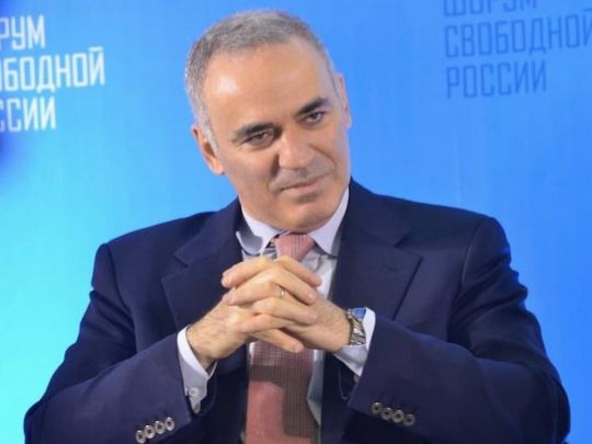 Гарри Каспаров заявил, что Европа должна признать, что она - участница войны, которую ведет рф. Фото из соцсетей