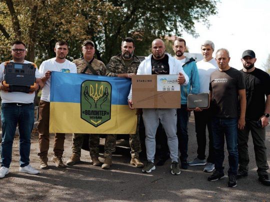 Фонд «Надія», Валерій Дубіль та Артем Чаплигін доставили на схід РЕБи, елементи живлення та засоби зв'язку