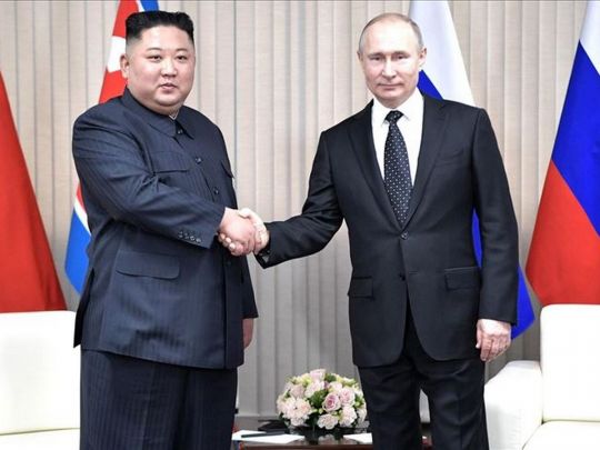 Путін і Кім Чен Ин