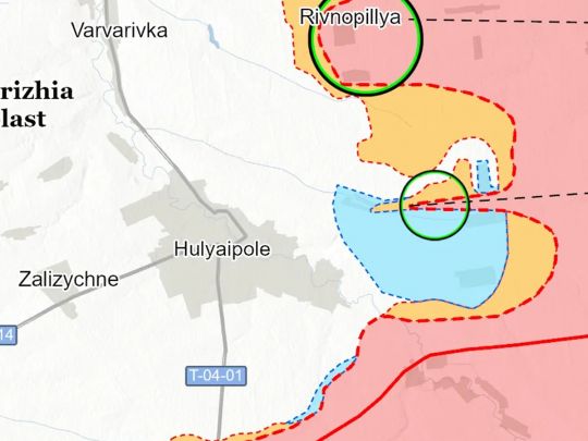 Росія намагається ізолювати Гуляйполе у Запорізькій області