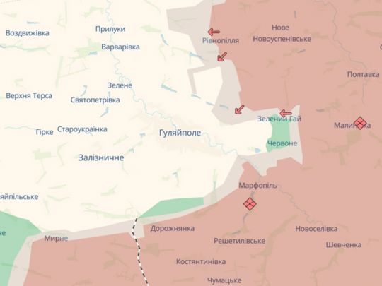 Росія активізує наступ на Гуляйполі