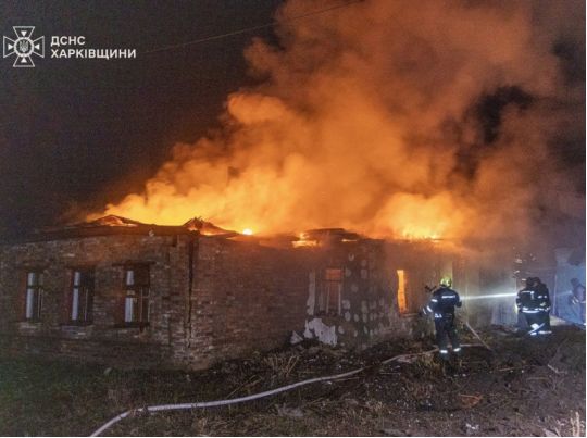 Харьков атакували російські дрони, фото ДСНС