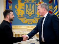 Володимир Зеленський та Ден Дрісколл