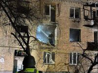 Россия атаковала Киев и область ракетами и дронами - Фото: Нацполиция