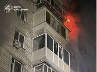 У Вишгороді пожежа у багатоповерхівці, фото ДСНС