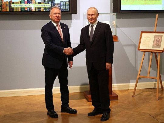 Віткофф та Путін. Фото з Вікіпедії