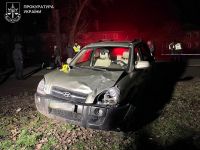 Автомобіль Hyundai Tucson, на якому сержант поліції скоїв наїзд на дівчат