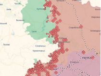 Мапа форонту в України. Фото DeepState