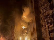 Російські дрони атакували багатоповерхівки в Охтирці та Чернігові&nbsp;— Фото: ДСНС