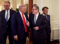 Мерц, Макрон і Стармер із Трампом