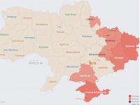 Карта воздушных тревог. Фото с сайта alerts.in.ua