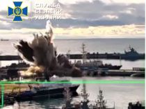 Sub Sea Baby вдарив по російському підводному човну. Фото&nbsp;— скріншот