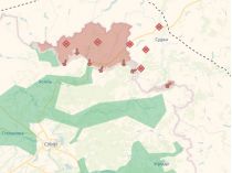 Лінія фронту на Сумщині. Фото deepstatemap.live