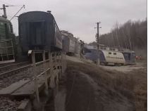 Аварія на залізниці Житомирської області, фото Сергій Флеш