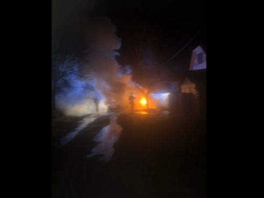 Під Черкасами підірвали авто депутата Віталія Сторожука&nbsp;— Фото: скріншот відео