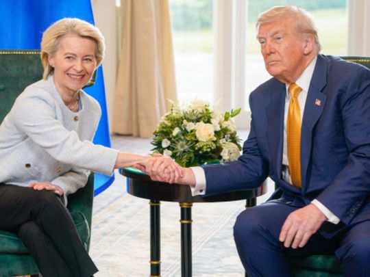 Трамп і Урсула фон дер Ляєн
