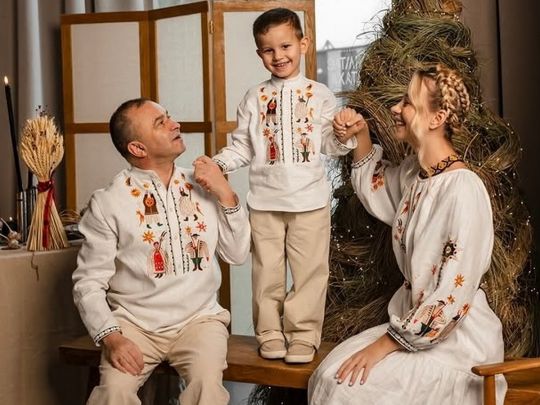 віктор Павлік з дружиною та сином