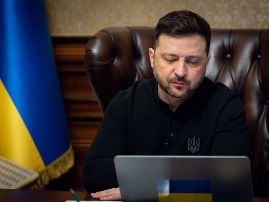 Володимир Зеленський летить до США. Фото Офісу президента