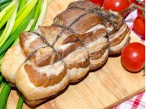 Копчена грудинка «по-карпатськи»