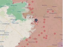 Сіверськ на карті. Фото DeepState
