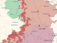 Карта форонта в Украине. Фото DeepState