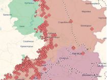 Мапа форонту в України. Фото DeepState