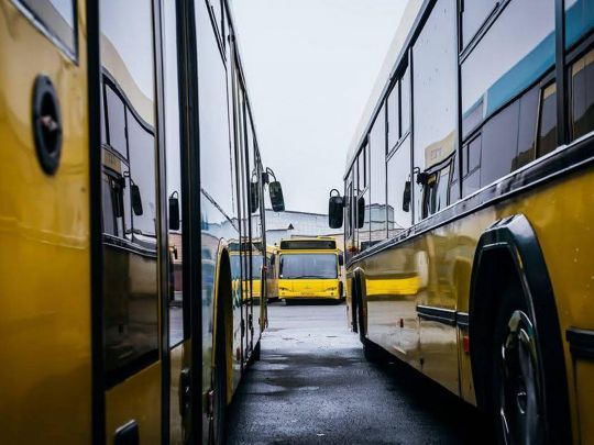 Движение общественного транспорта изменено на левом берегу столицы. Фото "Киевпасстранс"