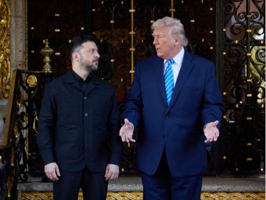 Дональд Трамп и Владимир Зеленский